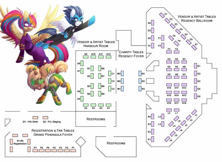 Vendor Area Map