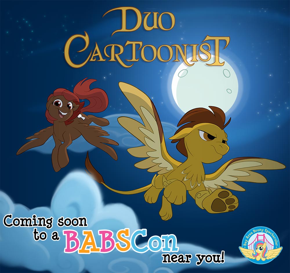 Welcome the Children of the Rising Moon, Duo Cartoonist!