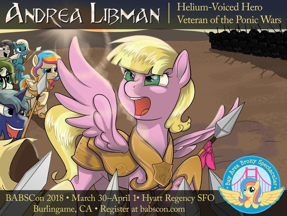 BABSCon Teams Up With Ultimate Friendship Warrior Andrea Libman for 2018!
