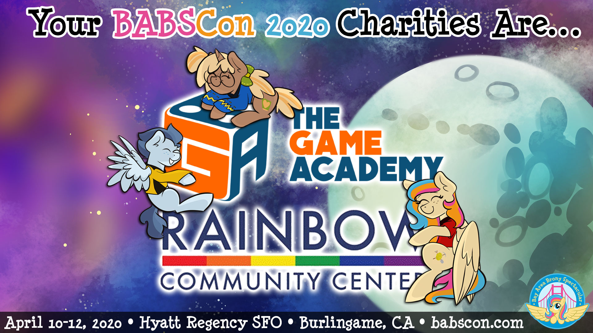 Our 2020 Charities: The Game Academy and The Rainbow Center of Contra Costa County