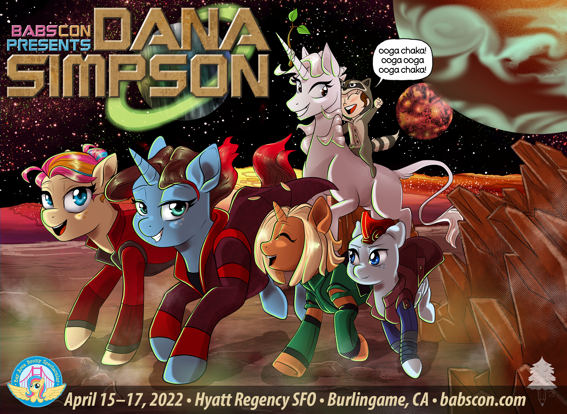 BABSCon 2022 Guards the Galaxy with Dana Simpson